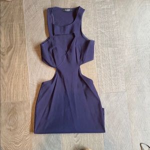 NastyGal body con cut out dress